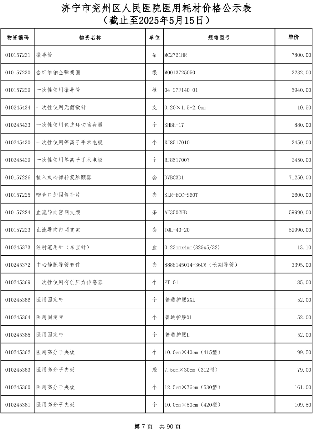 济宁市兖州区人民医院医用耗材价格公示表-7.jpg
