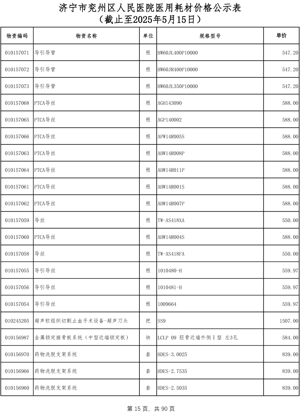 济宁市兖州区人民医院医用耗材价格公示表-15.jpg
