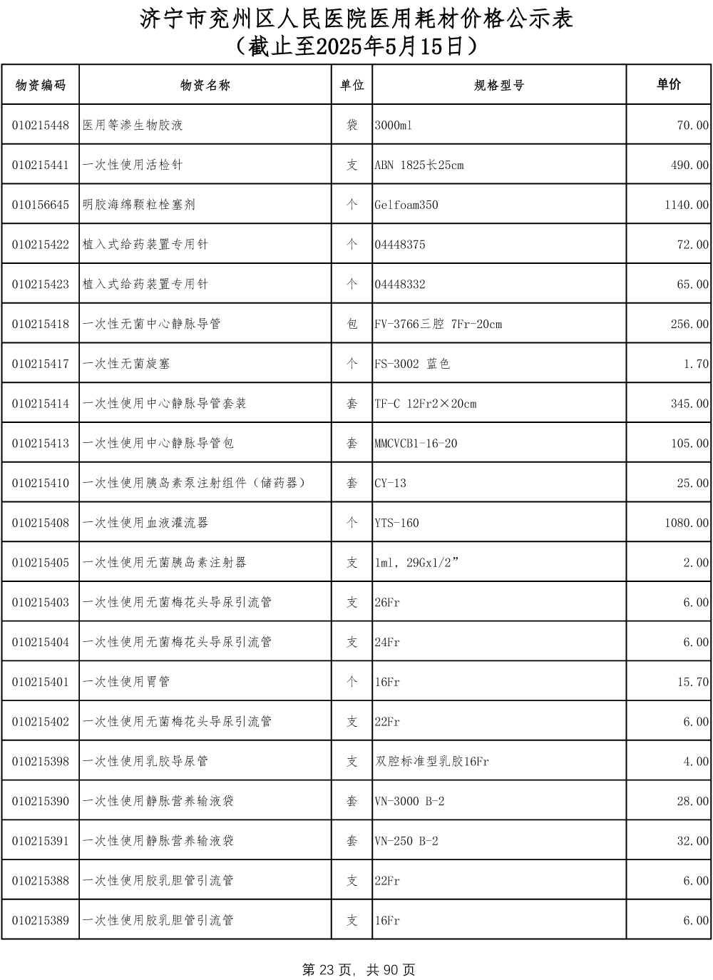 济宁市兖州区人民医院医用耗材价格公示表-23.jpg