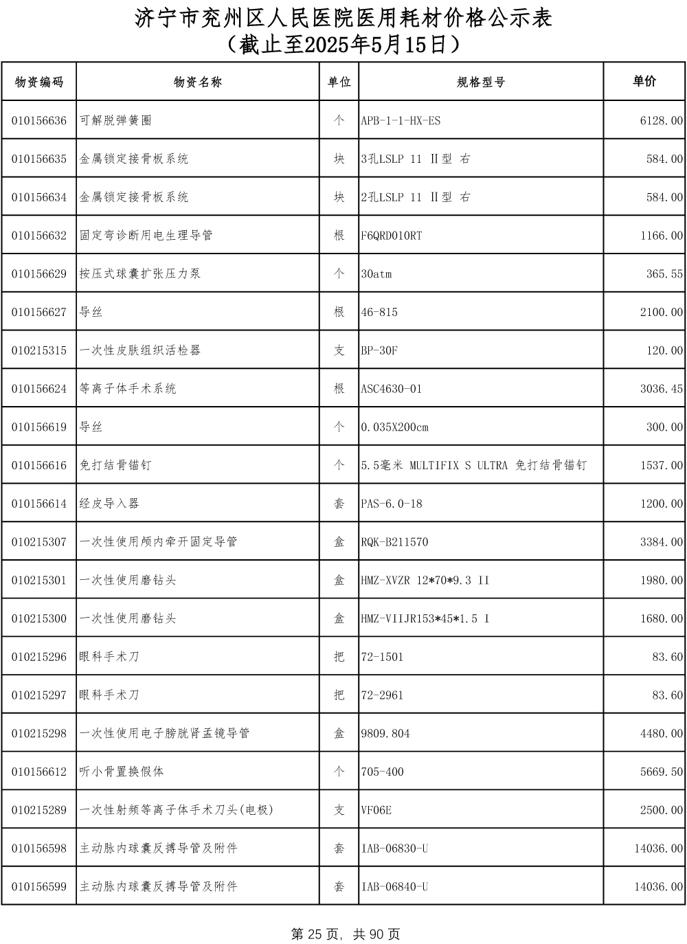 济宁市兖州区人民医院医用耗材价格公示表-25.jpg