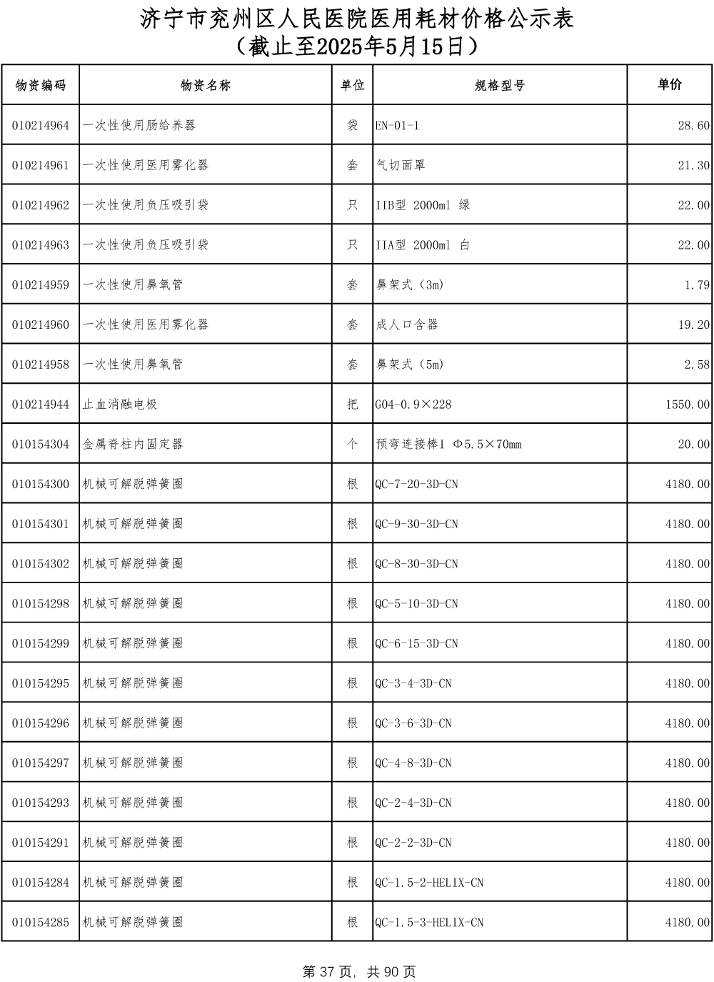 济宁市兖州区人民医院医用耗材价格公示表-37.jpg