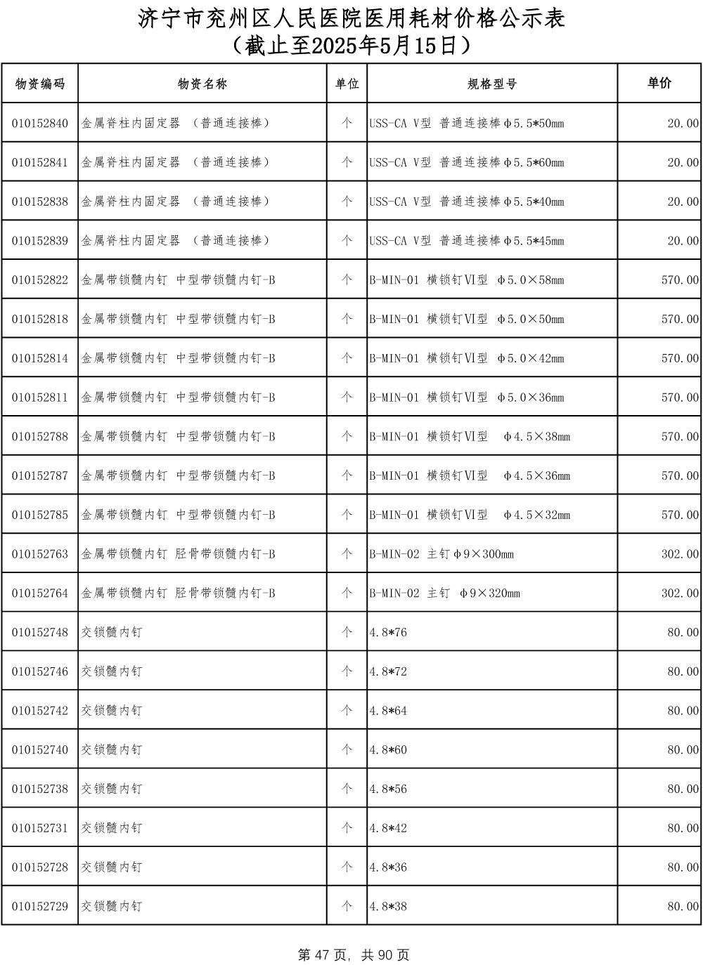 济宁市兖州区人民医院医用耗材价格公示表-47.jpg