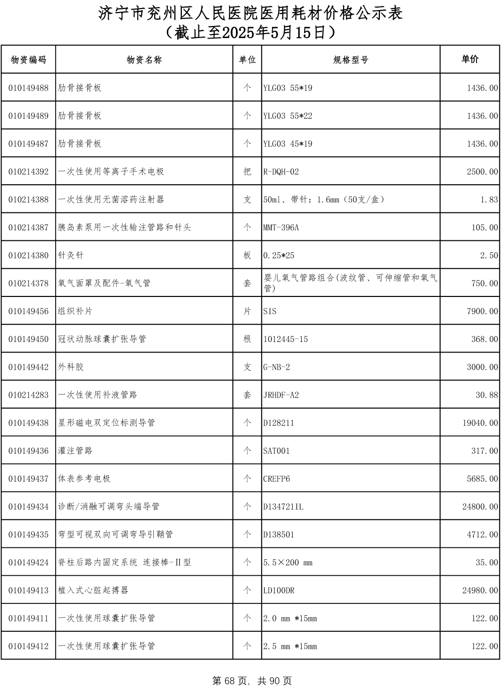 济宁市兖州区人民医院医用耗材价格公示表-68.jpg